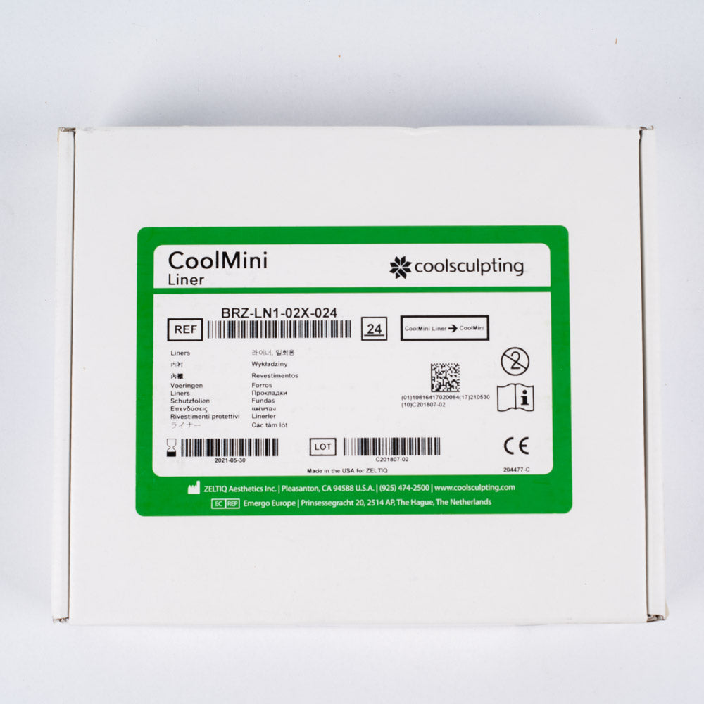 Zeltiq Coolsculpting CoolMini Liner box of 24 REF: BRZ-LN1-02X-024