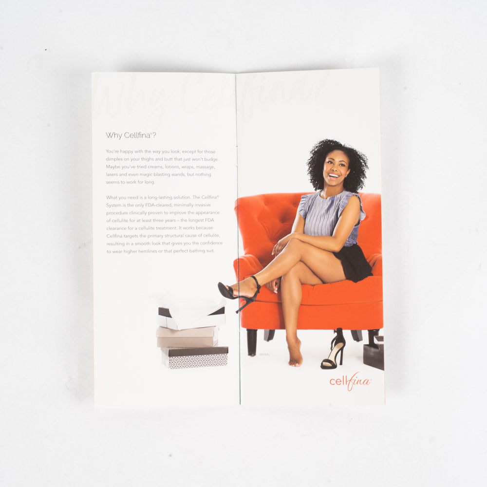 MERZ Aesthetics CellFina Patient Informational Brochure/Pamphlet - Lot of 20