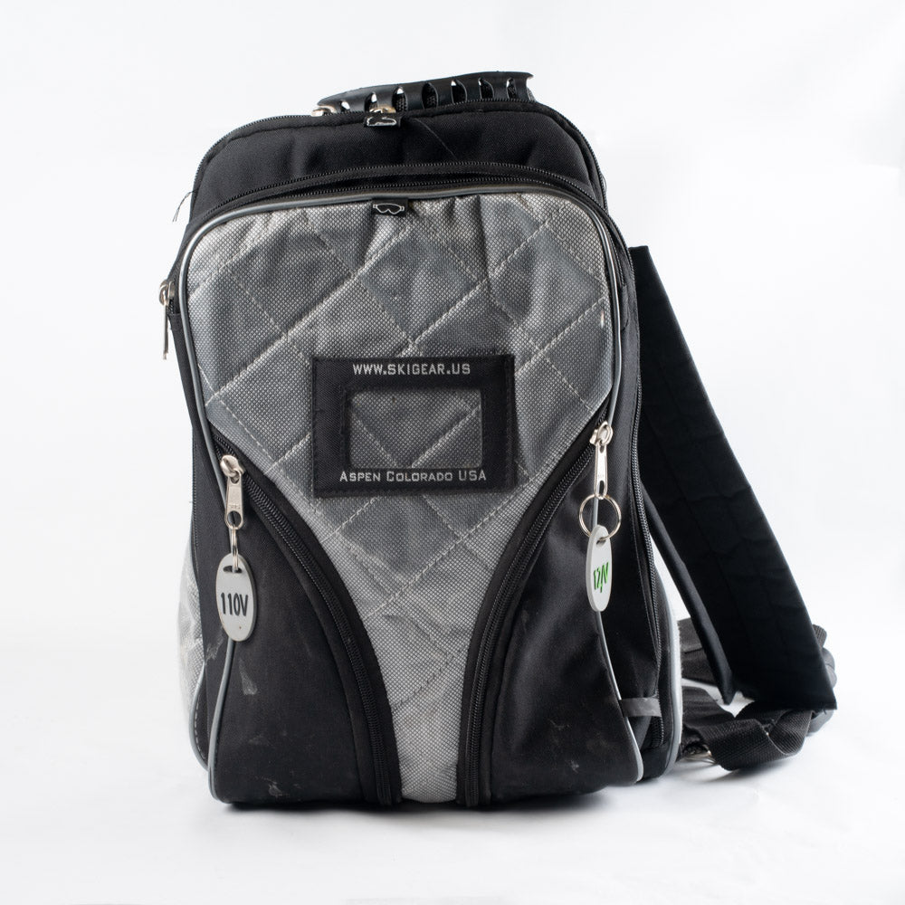 HOT GEAR SkiGear HEATED Ski Boot Storage Backpack Bag 12V & 110V * PARTS AS-IS *