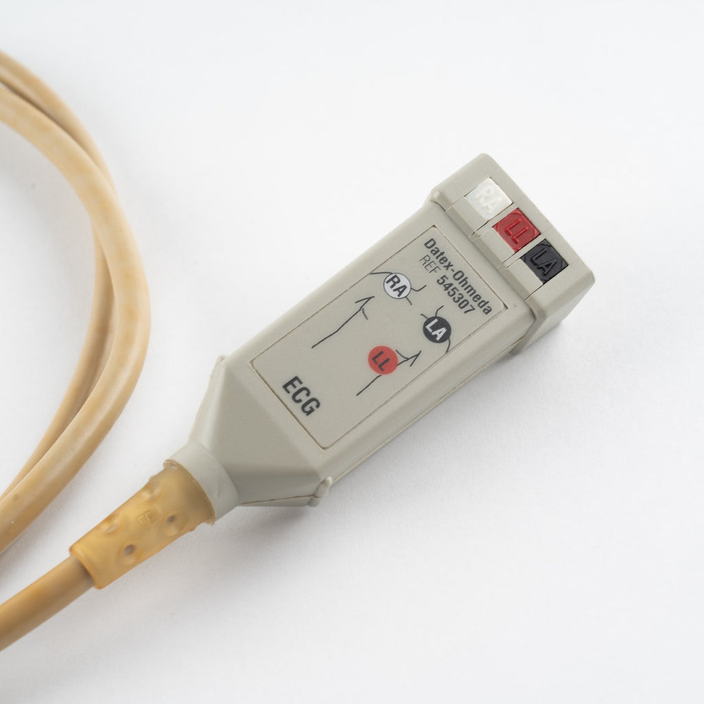 GE Datex-Ohmeda Patient Monitoring 10ft ECG Relay Cable REF 545302