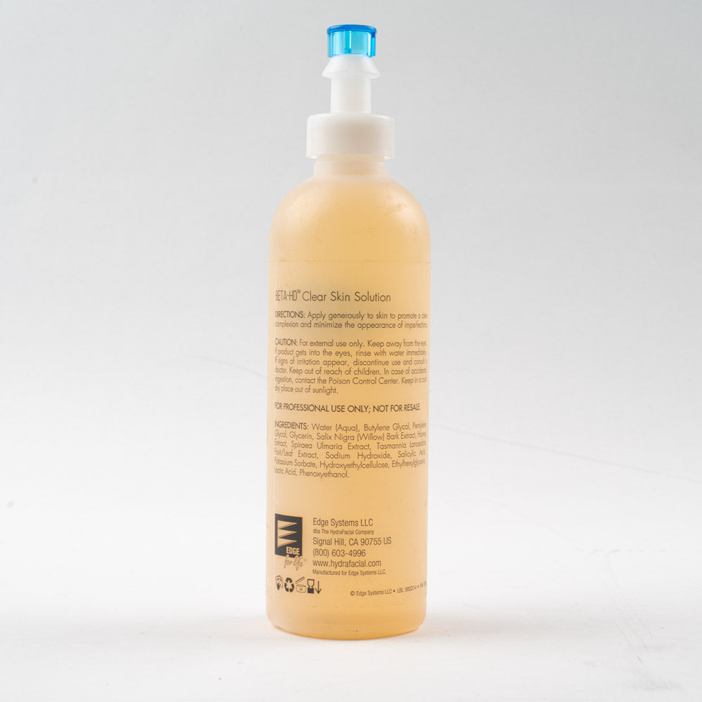 Hydrafacial Beta HD Clear Salicylic Acid Serum Oily Congested Skin 8fl oz A0488