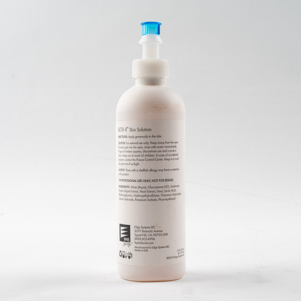 Hydrafacial Activ-4 Glucosamine HCL Rejuvenating Solution Skin 8fl oz - 70137