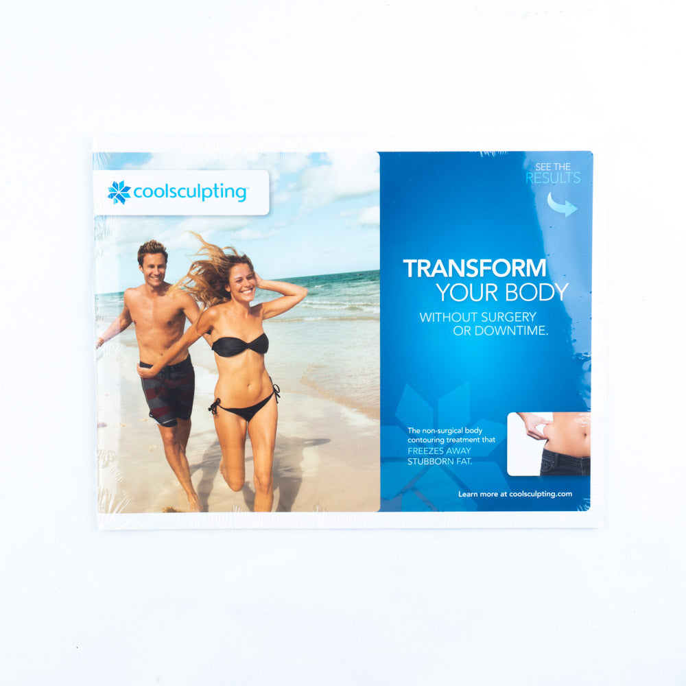 Zeltiq Coolsculpting 8 Page Patient Treatment Results & Informational Book NEW
