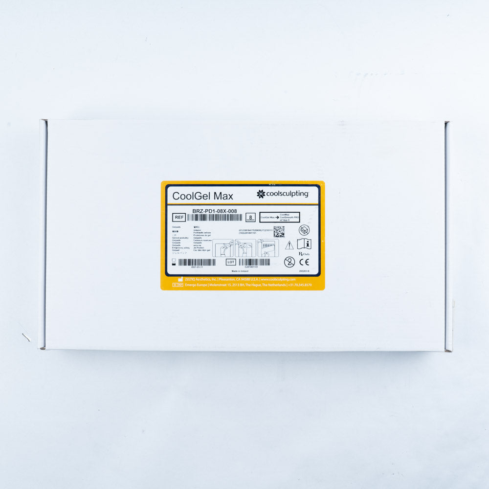 Zeltiq Coolsculpting CoolGel Max CoolSmooth Pro Full Box of 8 - BRZ-PD1-08X-008