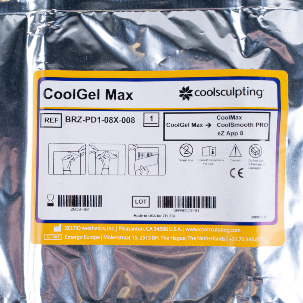 ZELTIQ CoolGel MAX CoolSculpt CoolSmooth PRO BRZ-PD1-08X-008 Cool Gel (x3 Pcs)