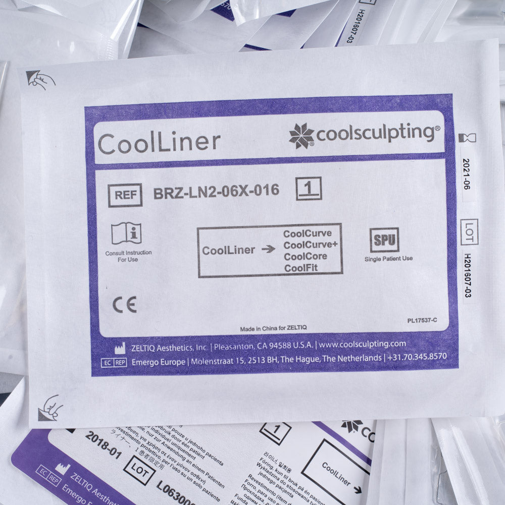 Zeltiq Cool Sculpting Purple Cool Liner CoolLiner BRZ-LN2-06X-016 - LOT OF 90