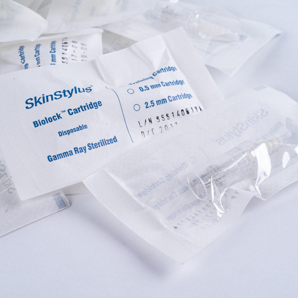 SkinStylus GOLD Biolock 1 Microneedling Cartridge Needles Sterile 20 Pcs