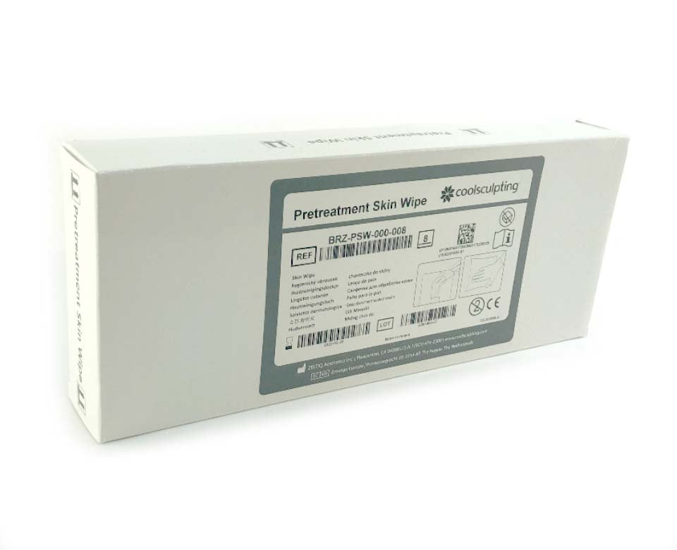 Zeltiq CoolSculpting BRZ-PSW-000-024 Pretreatment Skin Wipes 24PK EXP 2021-06-21