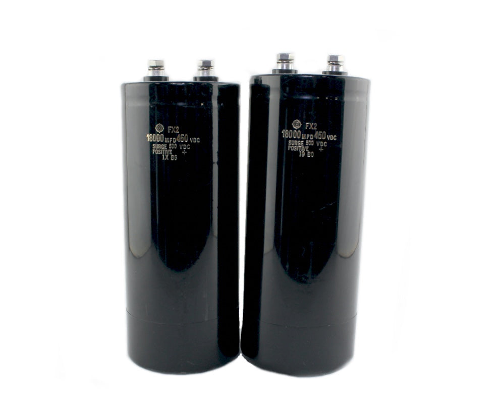 2006 Sciton Profile Laser - 2 Capacitors 18000 MFD 450 VDC - Parts SOLD AS IS