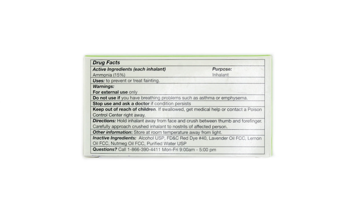 XGen Ammonia Inhalant Respiratory Stimulant - 19 Inhalants