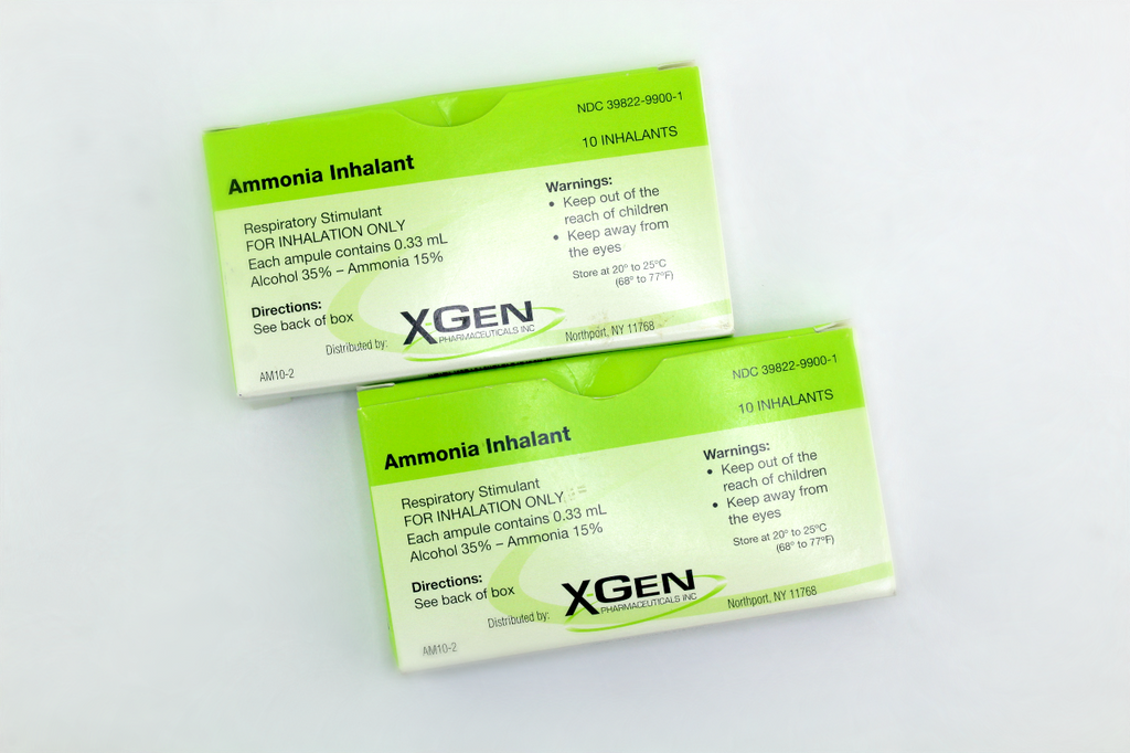 XGen Ammonia Inhalant Respiratory Stimulant - 19 Inhalants
