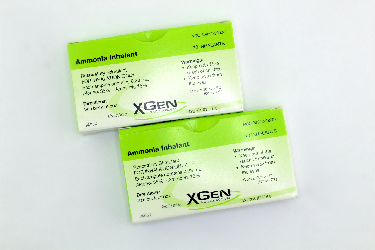 XGen Ammonia Inhalant Respiratory Stimulant - 19 Inhalants