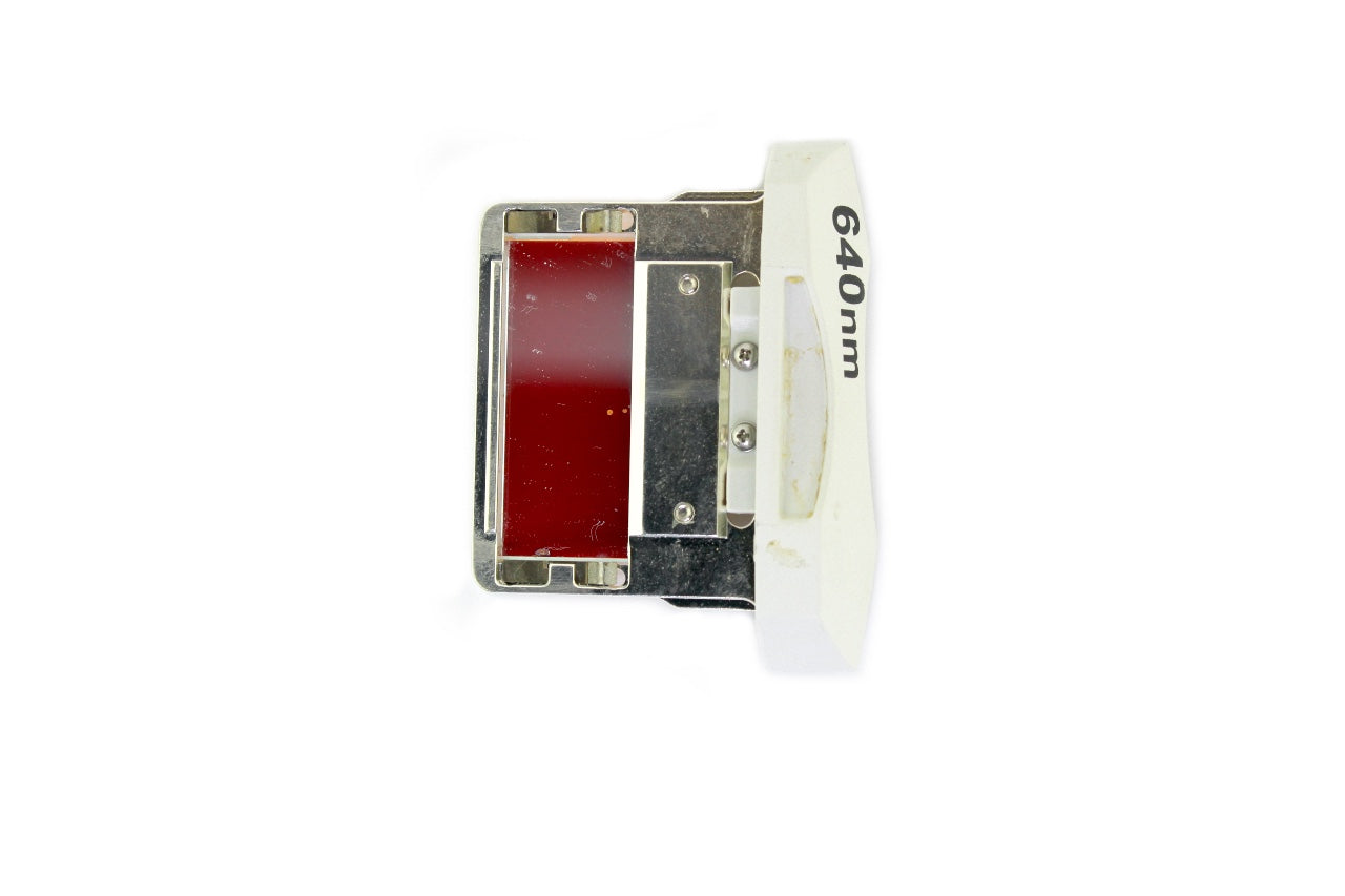 Lumenis Universal IPL Handpiece 640 nm Wavelength Red Tint Filter w/burn spots