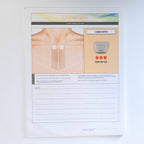 Ulthera Ultherapy Chest Patient Record Informational Double Sided Form 1001286C