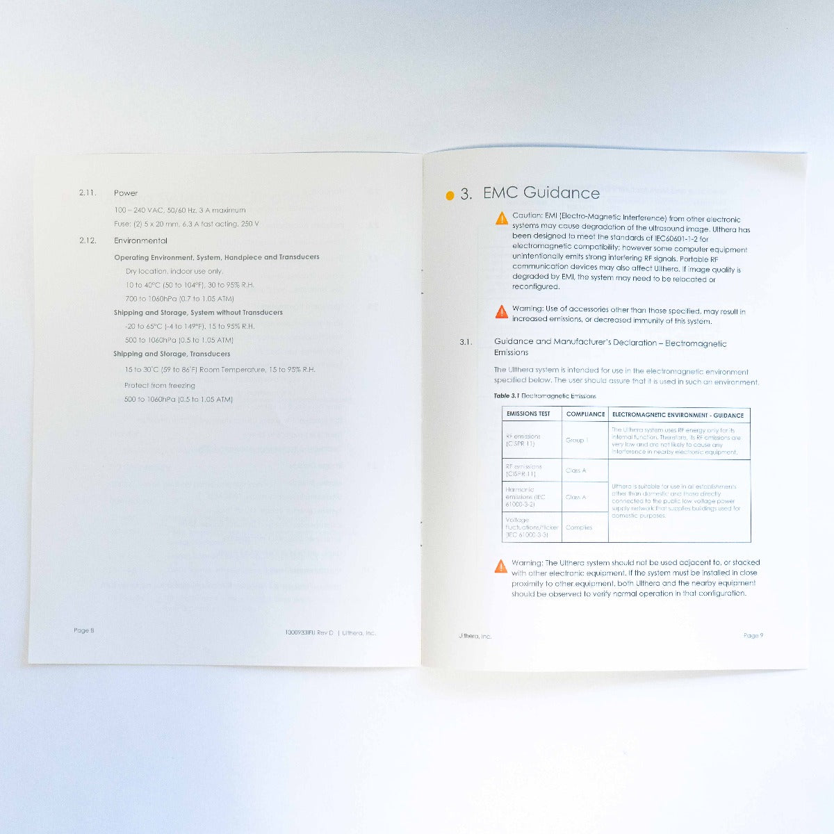 Ulthera System DeepSEE Technical Information Manual