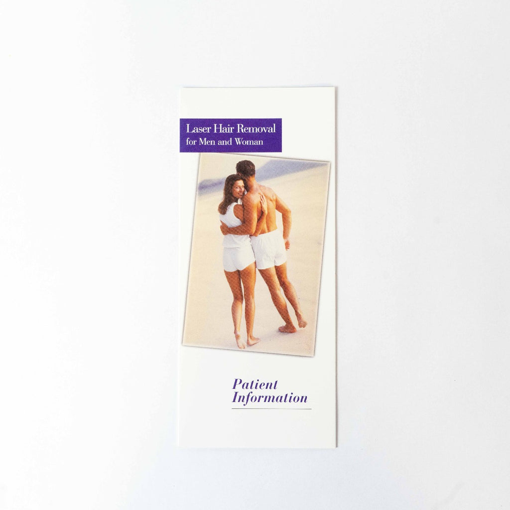 Cutera GentileLASE Laser System Hair removal Patient Information Brochure - LASE