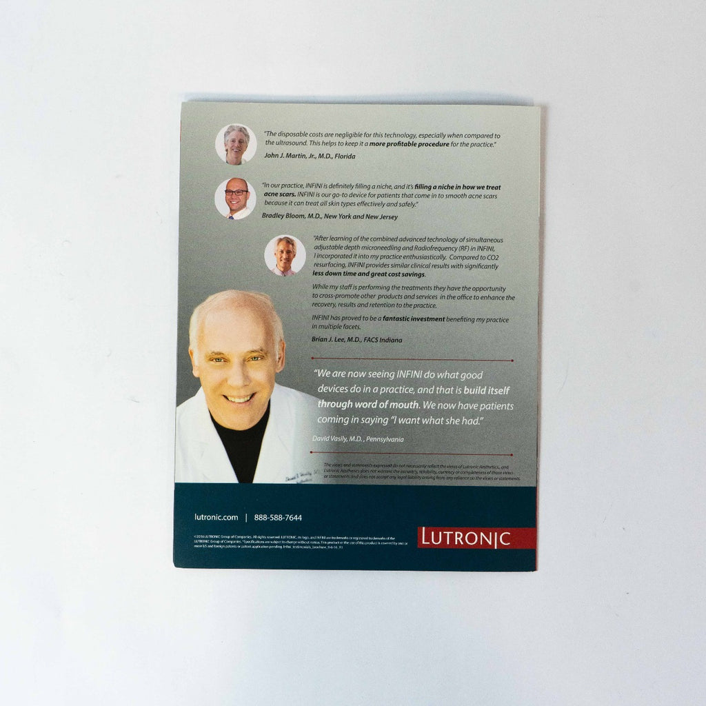 Lutronic INFINI High Intensity Focused RF Customer Testimony & Anecdote Booklet