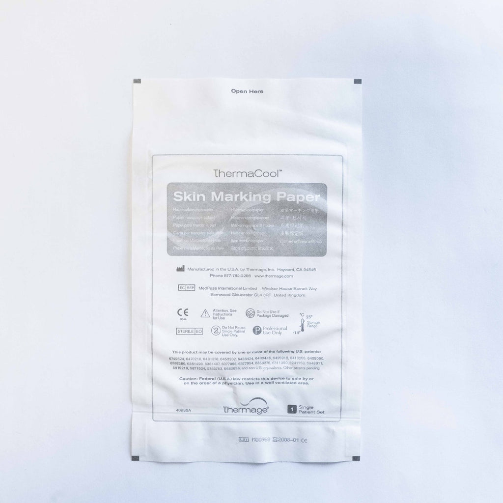 ThermaCool 0.25cm² Skin Marking Paper - Thermage TK-0.25 - 11 Single Patient Sheets