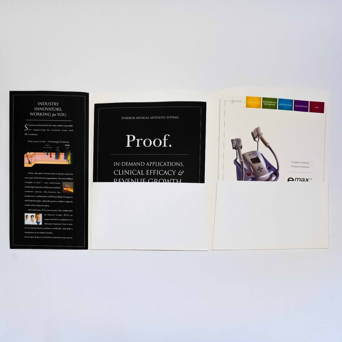 Syneron System Catalogue Info Booklet - Aurora, VelaSmooth, elight, elaser, eMax