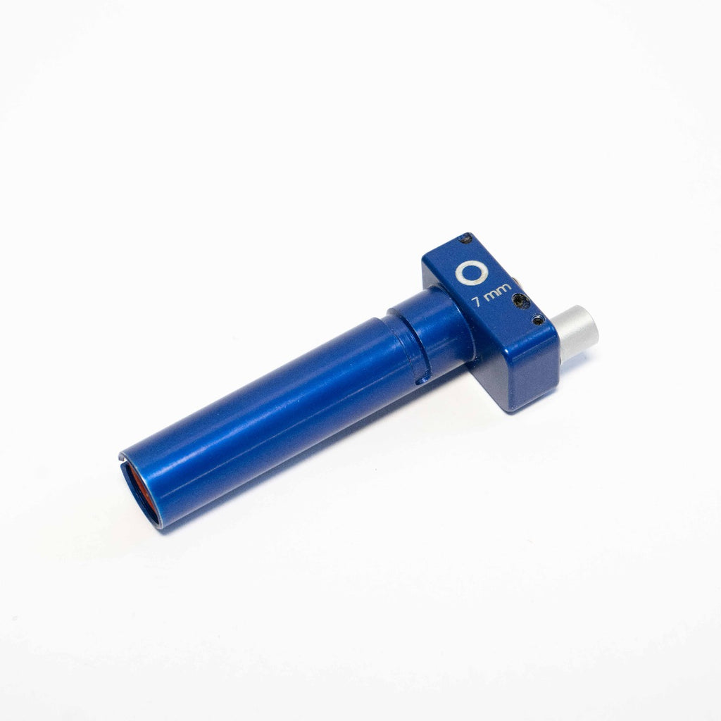 Candela VBeam Pulsed Dye V Beam Laser Handpiece Optics Lens Slider Dark Blue 7mm