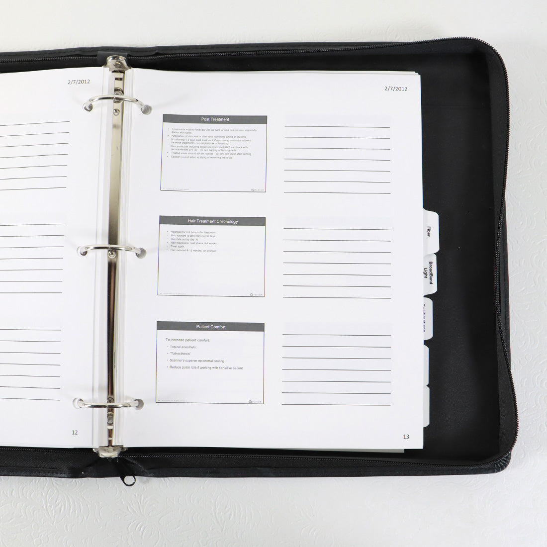 Sciton Seminar Marketing Power Point and Product Description Binder