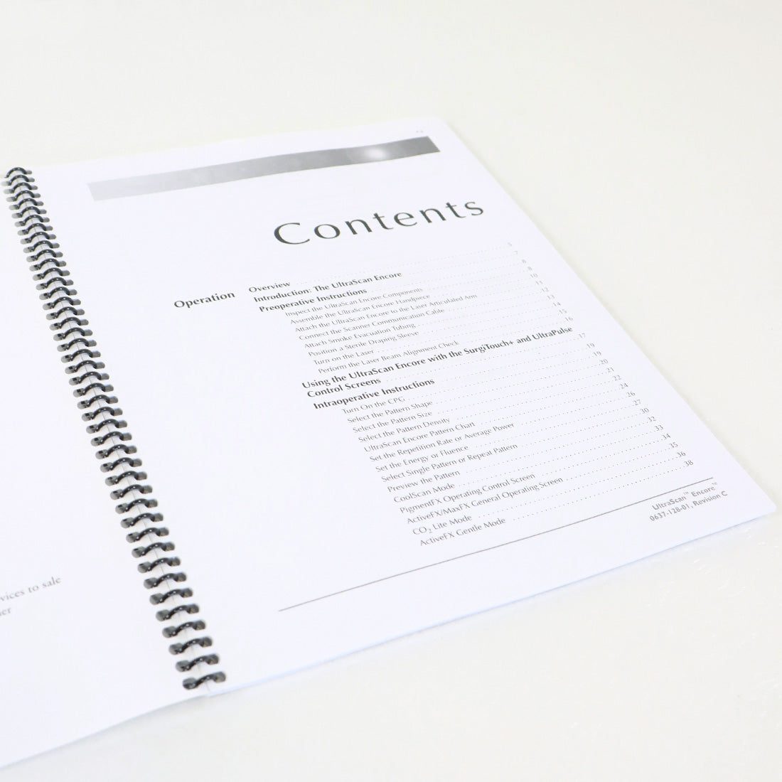 Lumenis UltraScan Encore Computer Patten Generator Operator Manual Rev C