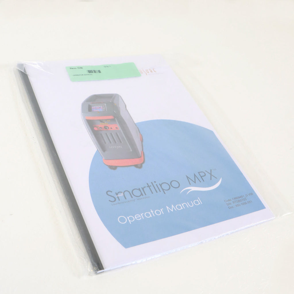 Cynosure SmartLipo MPX Laser Body Sculpting Workstation Operator Manual