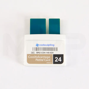 Zeltiq CoolSculpting CoolAdvantage Gold Petite Card BRZ-CD4-140-024 x24 Cycles