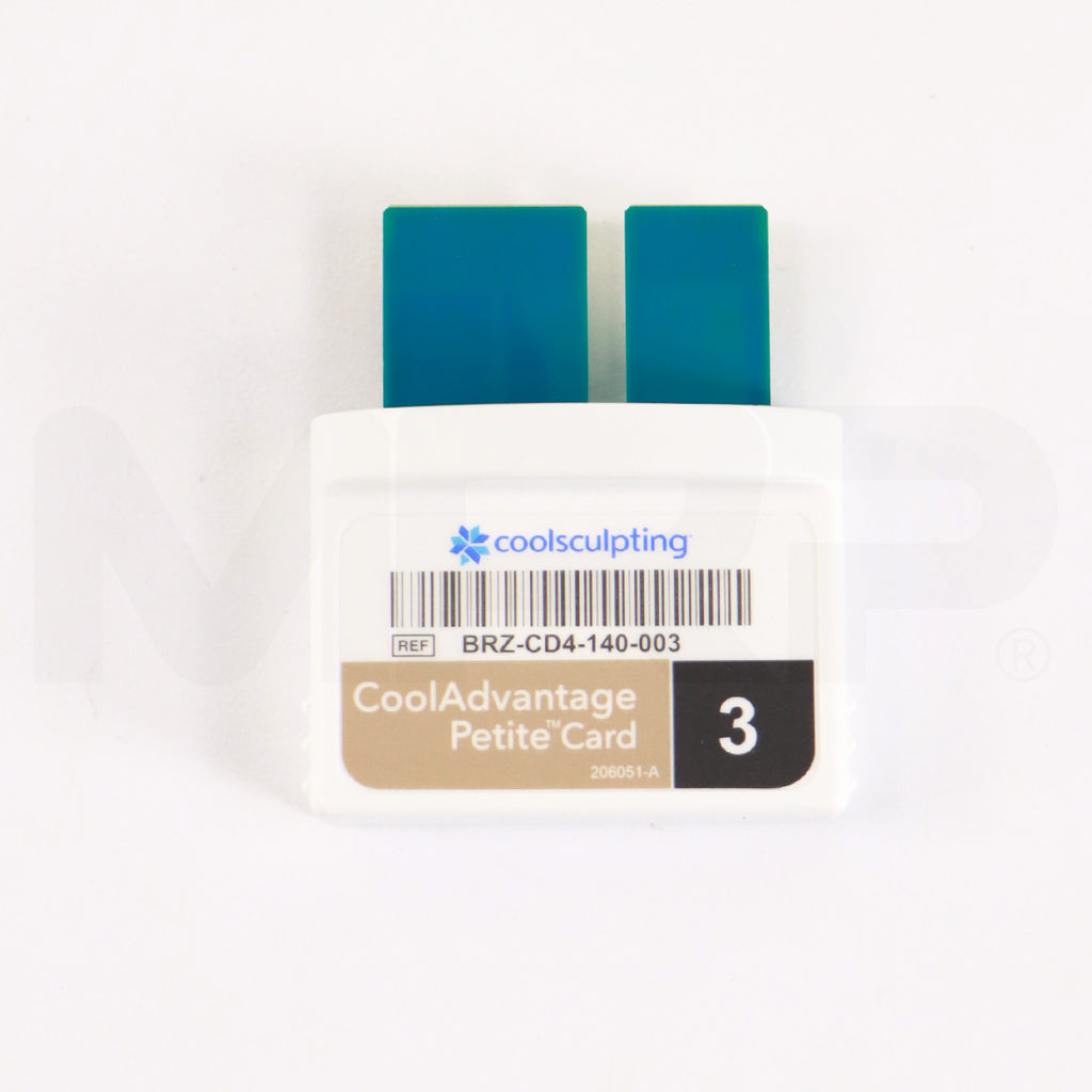 Zeltiq CoolSculpting CoolAdvantage Petite Card BRZ-CD4-140-003 3x Cycle