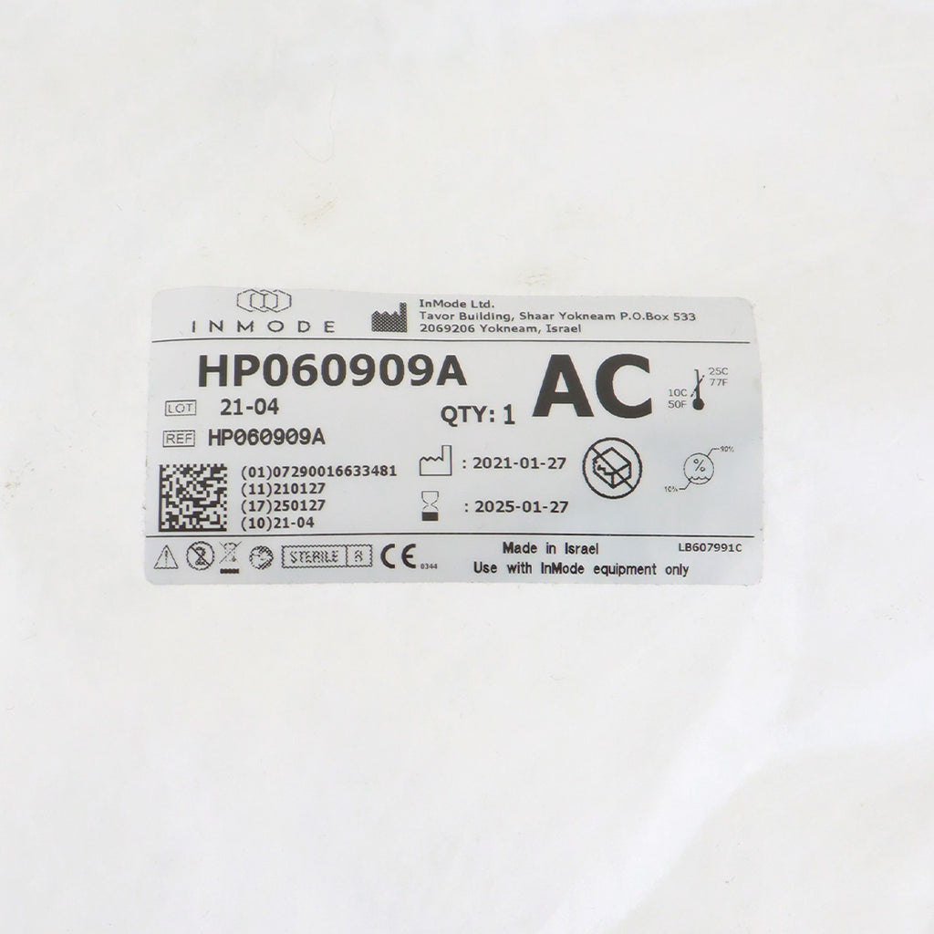 2021 InMode AccuTite Dual Sensor Handpiece Applicator HP060909A