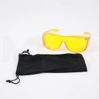 Dusa Blu-U Clinical Glasses Orange Clinician Goggles D1003 2pk