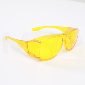 Dusa Blu-U Clinical Glasses Orange Clinician Goggles D1003 2pk