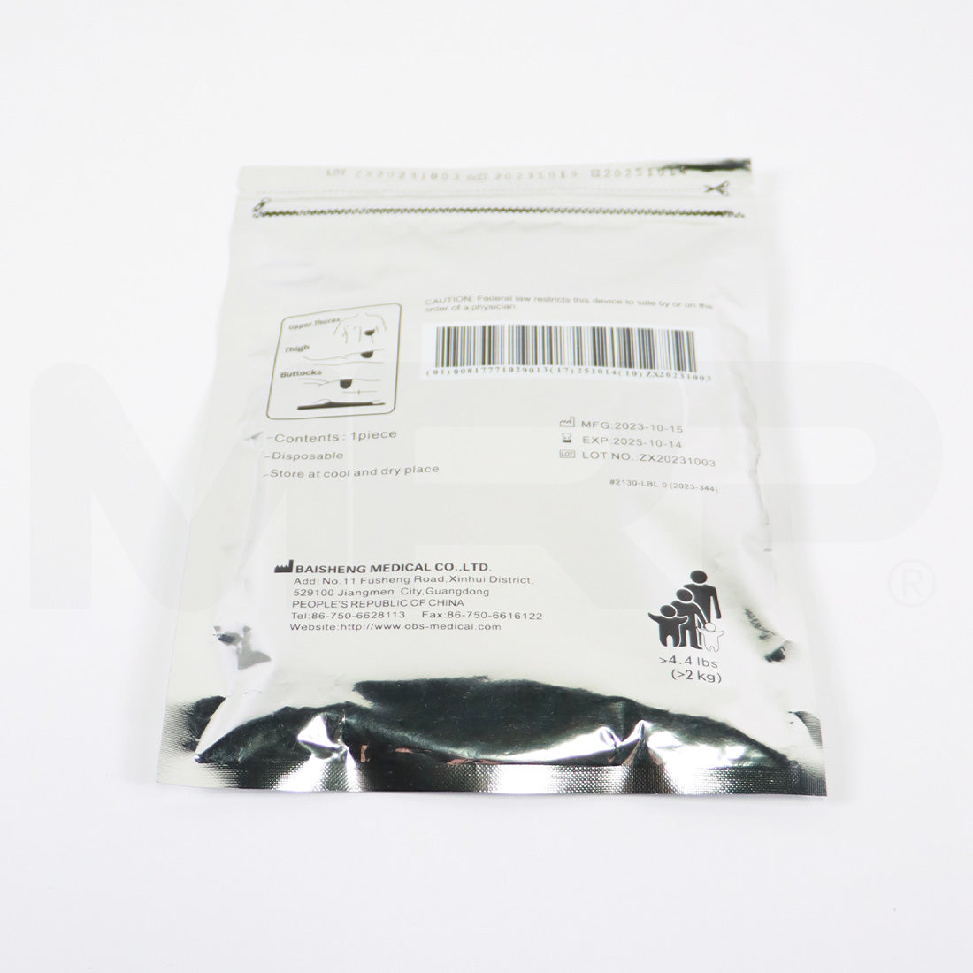 Thermi Dispersive Electrode Disposable Grounding Pad EXP 10/14/2025
