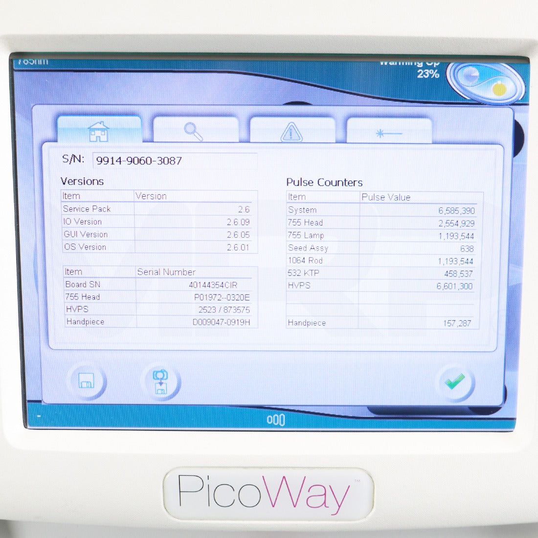 2015 Candela PicoWay Picosecond Laser Tattoo Removal System