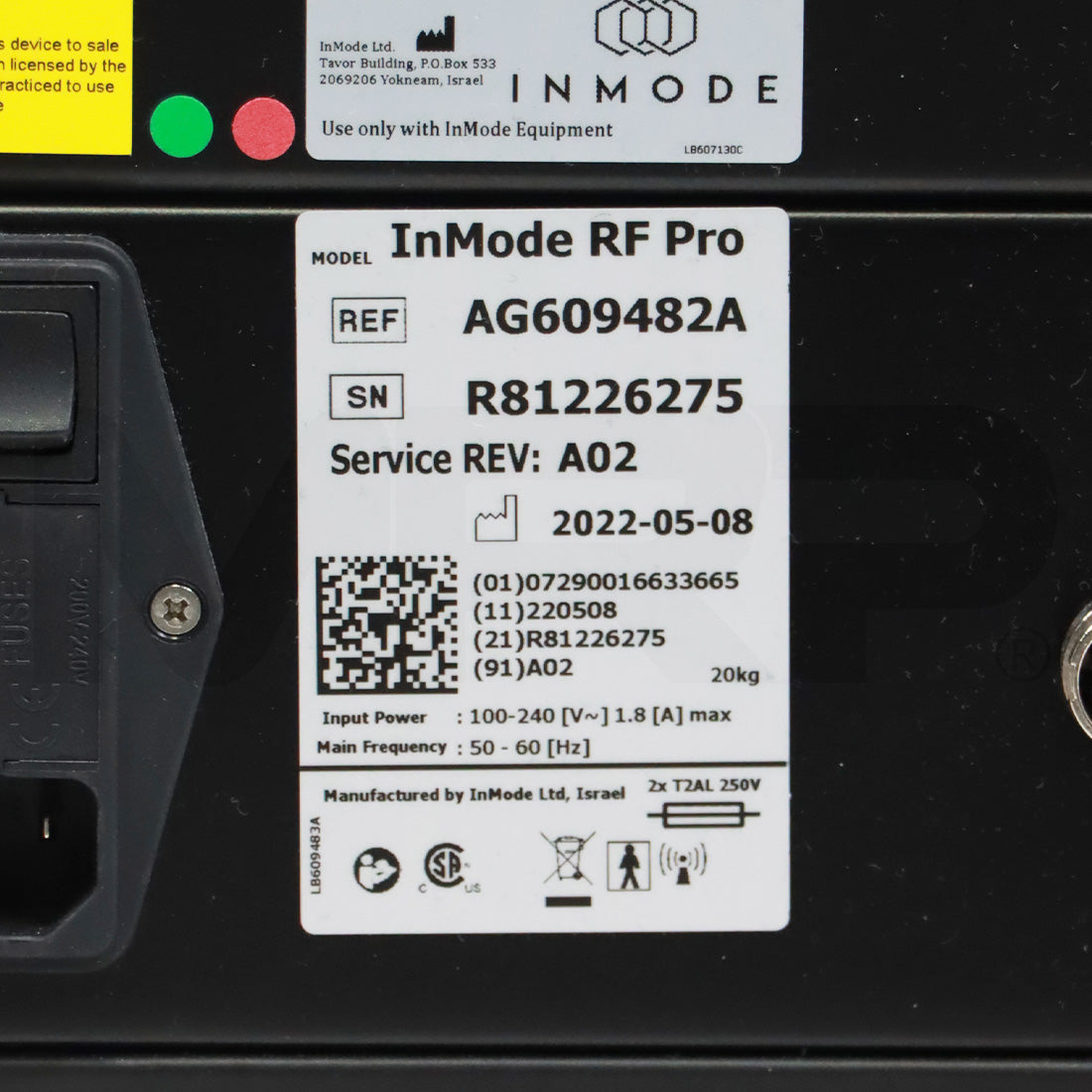 2022 InMode Morpheus8 RF PRO System Morpheus8 Face Body Handpiece HP