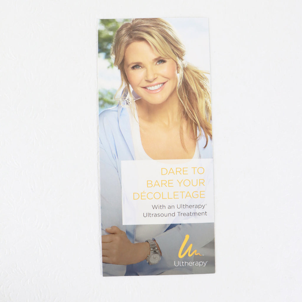 Ulthera Ultherapy Christine Brinkley Patient Info Brochure ML02333-00 25pk