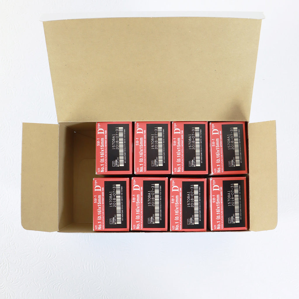 Seirin Type D Acupuncture Needles .16x15mm Expired 2018 (x800pcs)