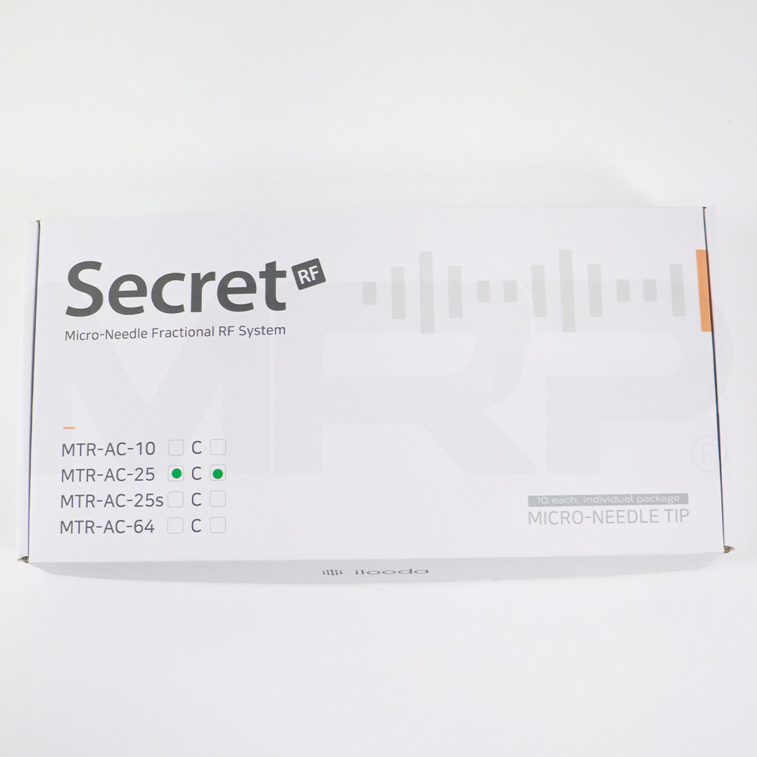 ilooda SecretRF Micro-Needle Tip MTR-AC-C-25 Semi-Insulated EXP 05/2026 10pk