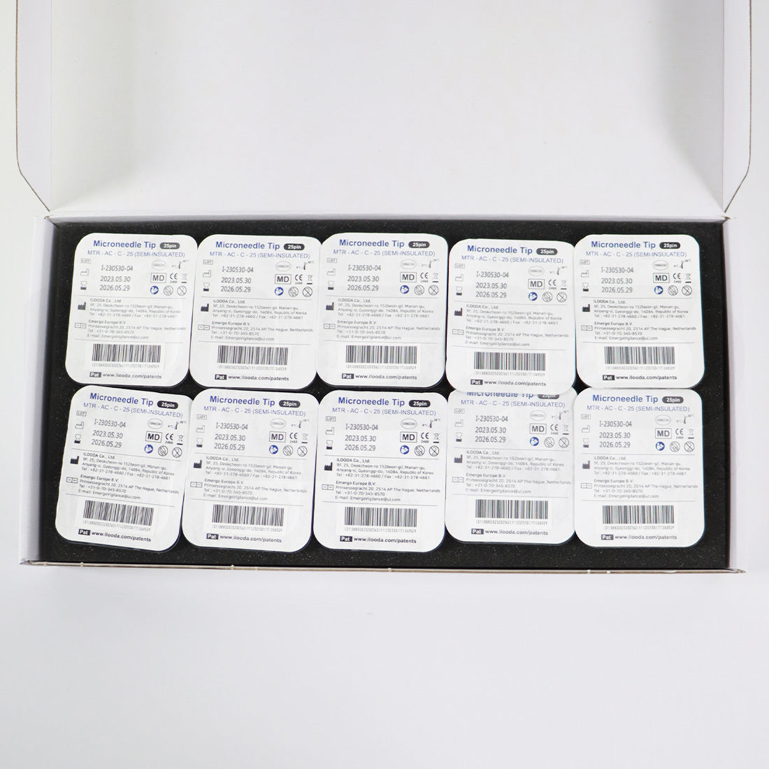 ilooda SecretRF Micro-Needle Tip MTR-AC-C-25 Semi-Insulated EXP 05/2026 10pk