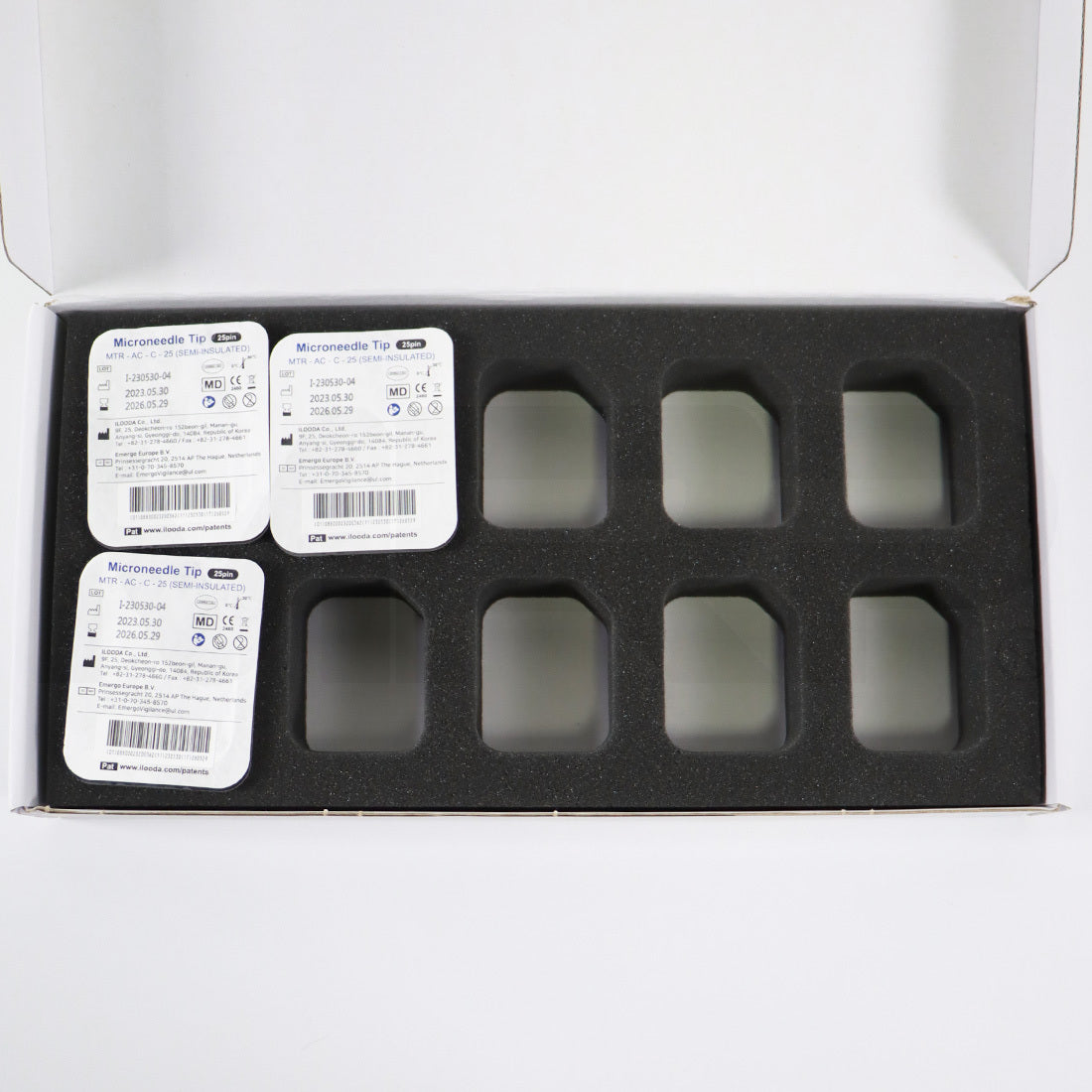 ilooda SecretRF Micro-Needle Tip MTR-AC-C-25 Semi-Insulated EXP 05/2026 3pk