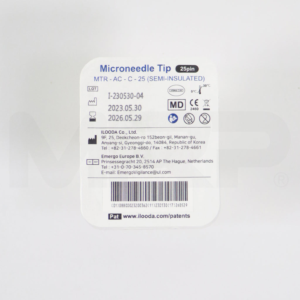 ilooda SecretRF Micro-Needle Tip MTR-AC-C-25 Semi-Insulated EXP 05/2026 3pk
