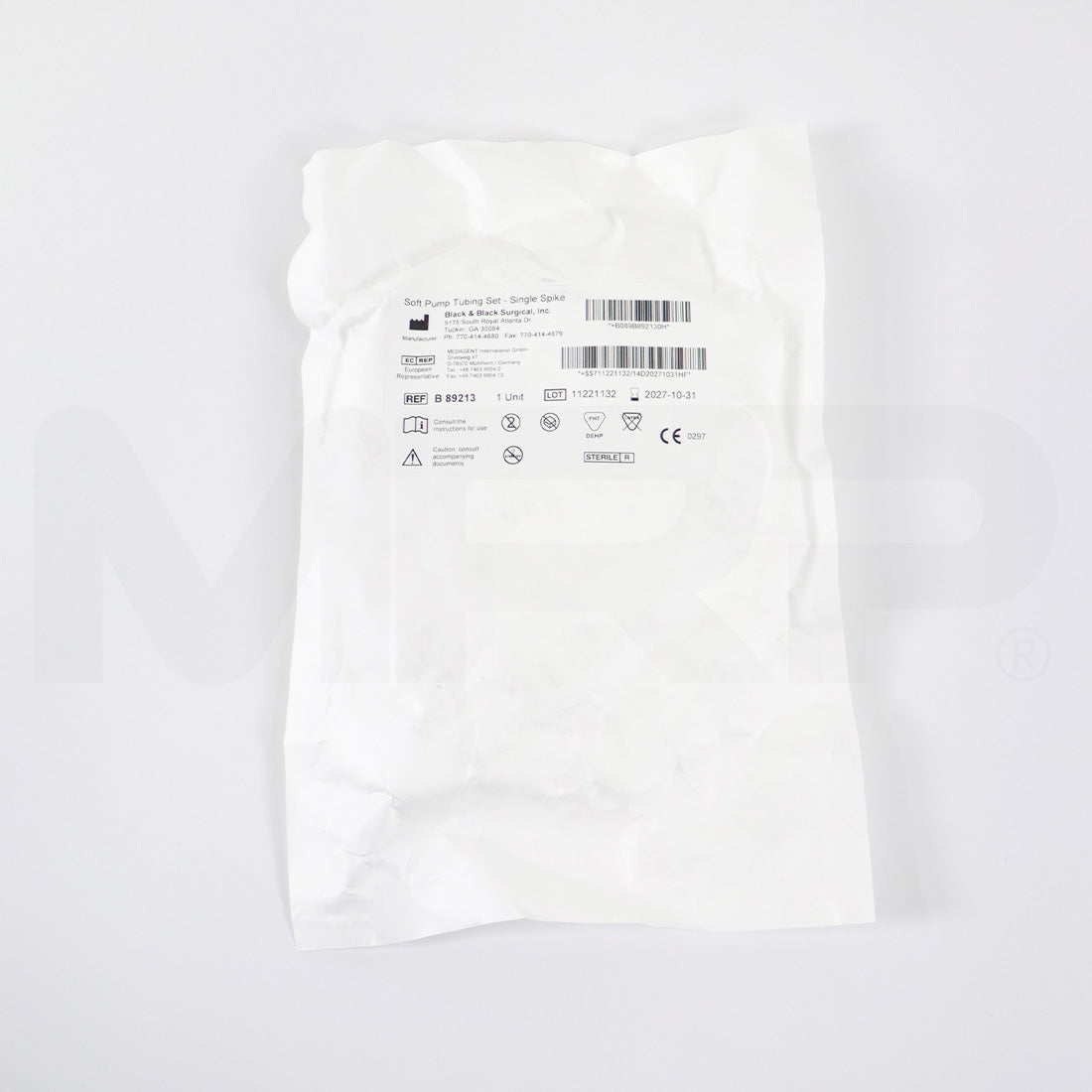 Soft Pump Tubing Set Single Spike Sterile Surgical Tube