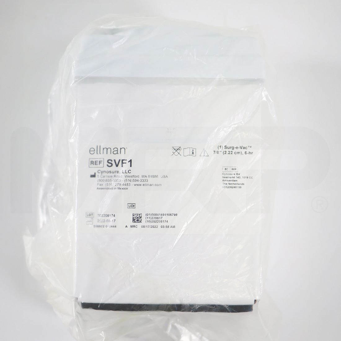 Ellman Surgical-e-Vac 7/8" 2.22 cm 6-hr Smoke Evacuation Quad Filter SVF1