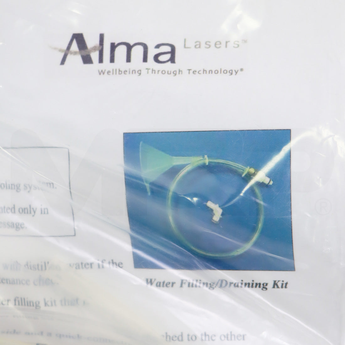 Alma Lasers Femilift Pixel CO2 Water Filling Draining Kit