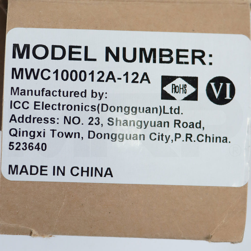 Inventus Power Supply AC Adapter 8 Pin Plug MWC100012A