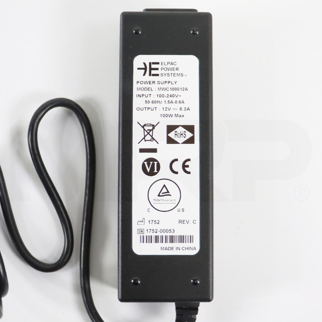Inventus Power Supply AC Adapter 8 Pin Plug MWC100012A