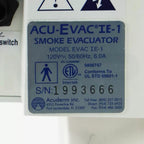 Acuderm Acu-Evac IE-1 Cart Mount Surgical Smoke Evacuator