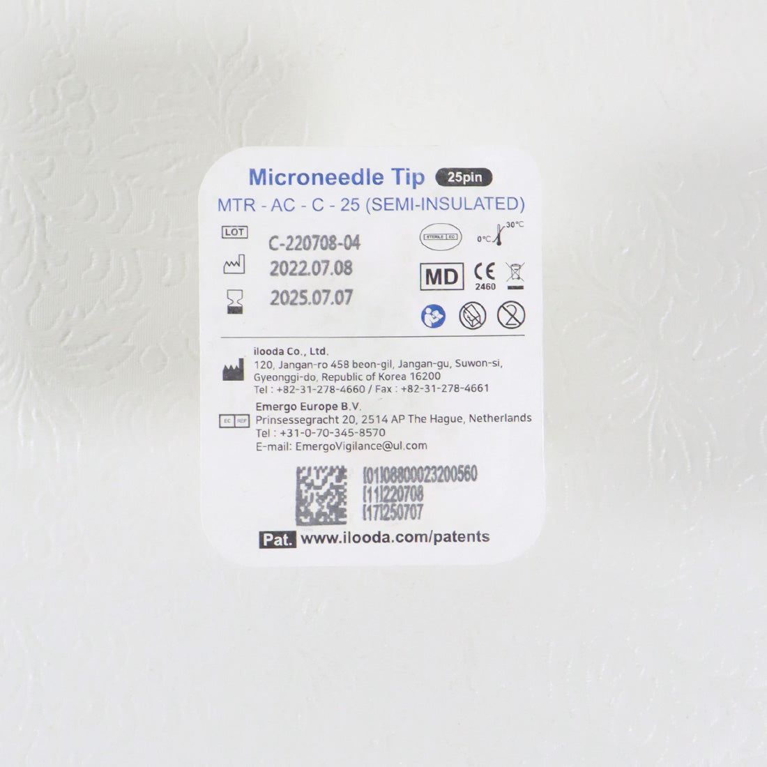 Cutera Secret RF MircoNeedle Tip 25-Pin Semi-Insultated MTR-AC-C-25 EXP 07/25 x1
