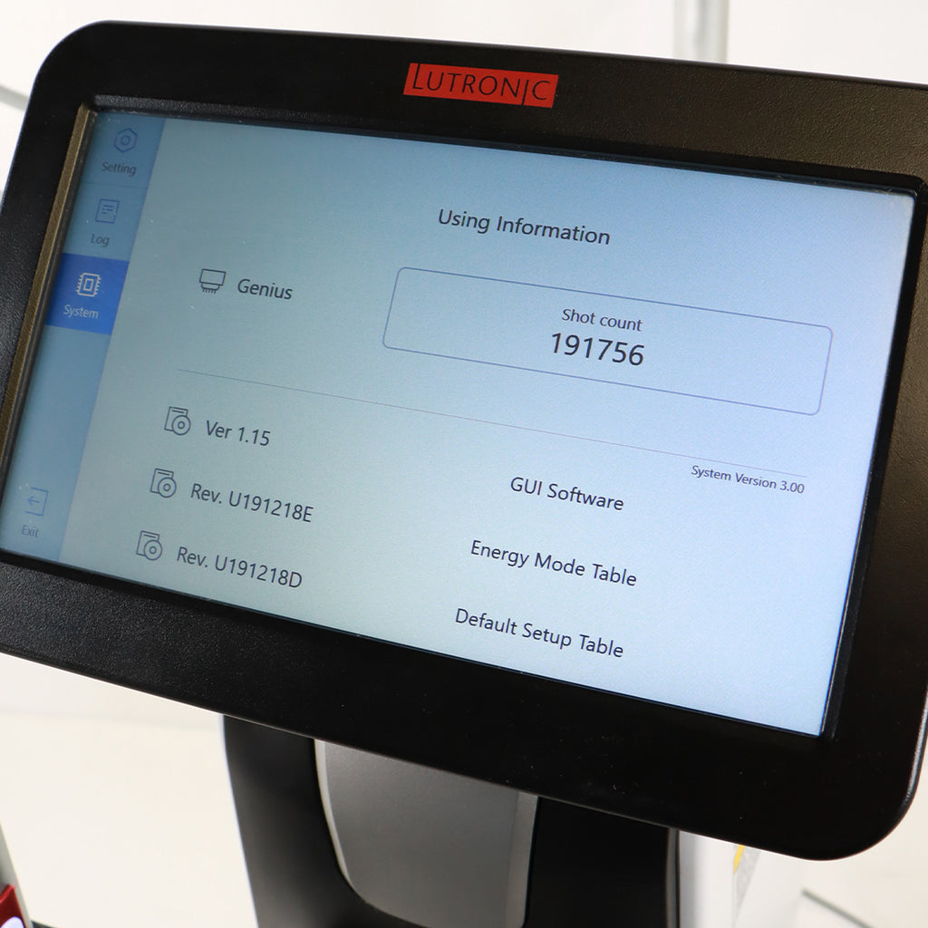 2022 Lutronic Genius Intelligent Focused Radio Frequency RF Mirconeedling System