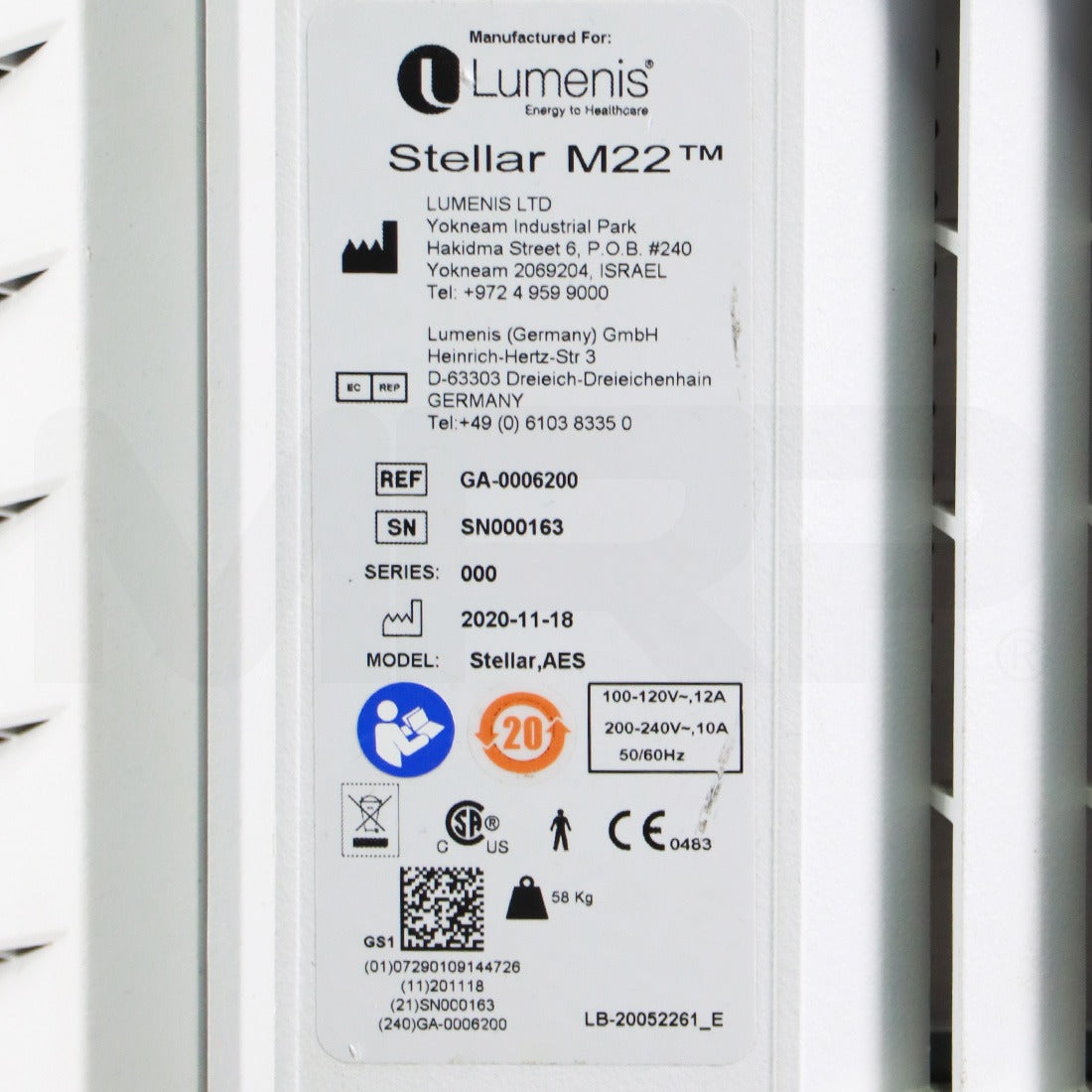 2020 Lumenis Stellar M22 Skin Treatment System